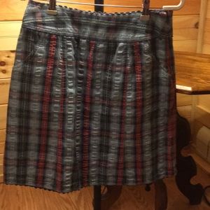 Plaid skirt